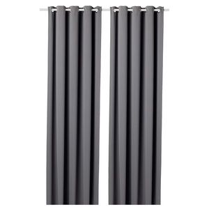 Dark Grey IKEA Blackout Curtains